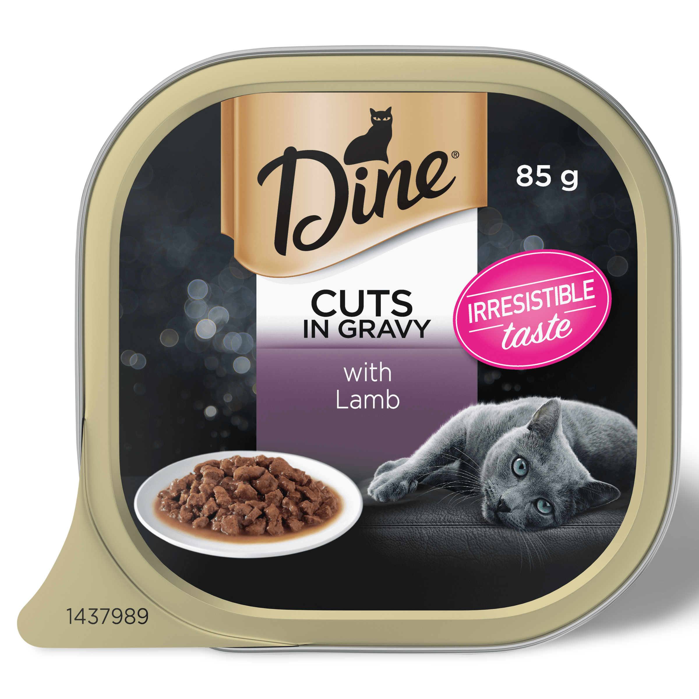 Buy Dine Wet Cat Food Cuts In Gravy With Lamb Tray Online Better Prices At Pet Circle