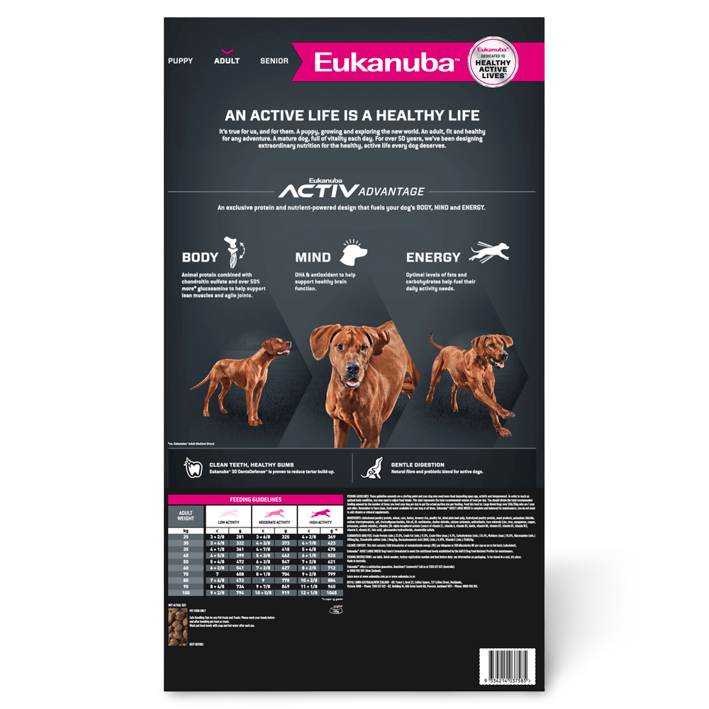 Buy Eukanuba Adult Large Breed Dry Dog Food Online Better Prices At