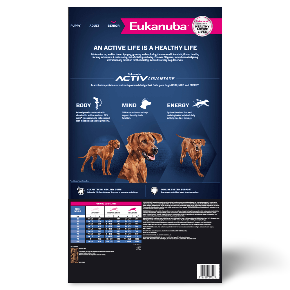 eukanuba senior large