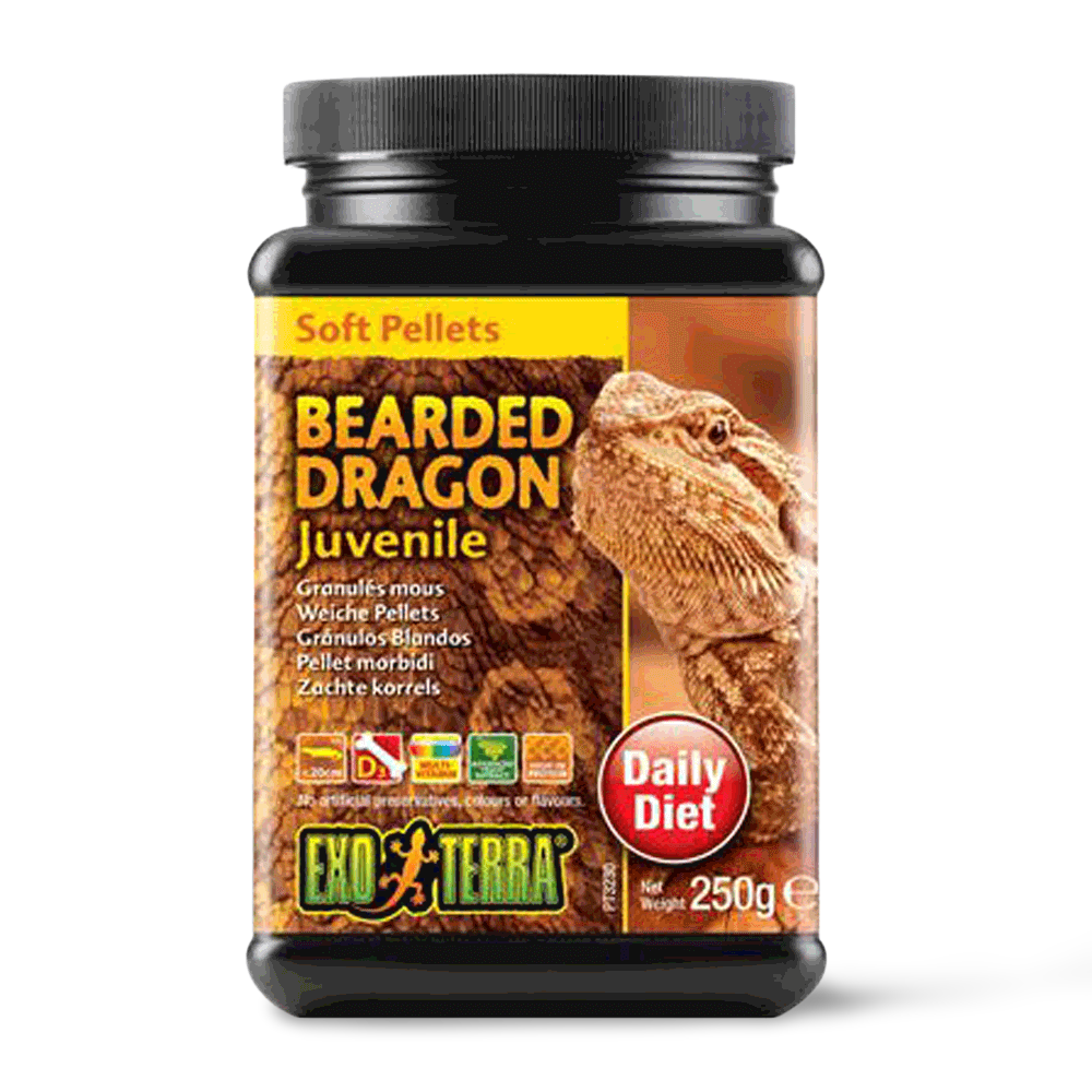 Buy Exo Terra Bearded Dragon Food Juvenile Soft Pellets Online Low