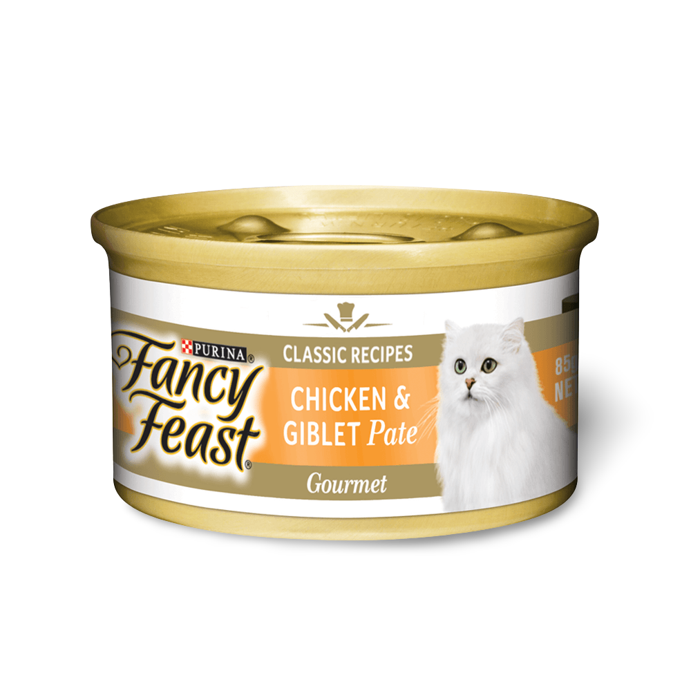 Fancy Feast Gourmet Chicken And Giblets Pate Pet Circle