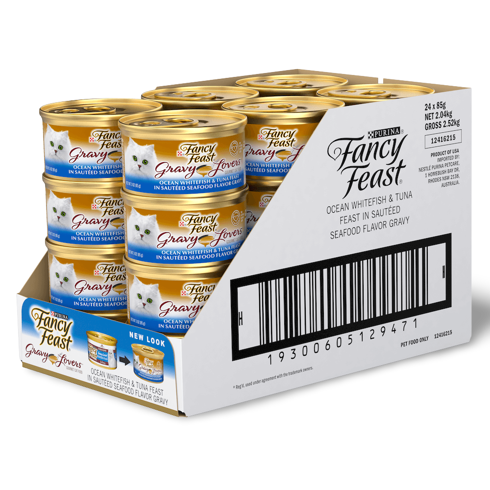 Buy Fancy Feast Gravy Lovers Whitefish And Tuna Wet Cat Food Online