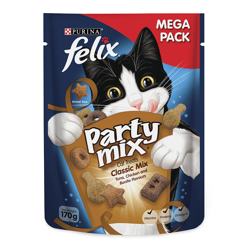 Buy Felix Cat Treats Party Mix Original Mix Online Low Prices, Free