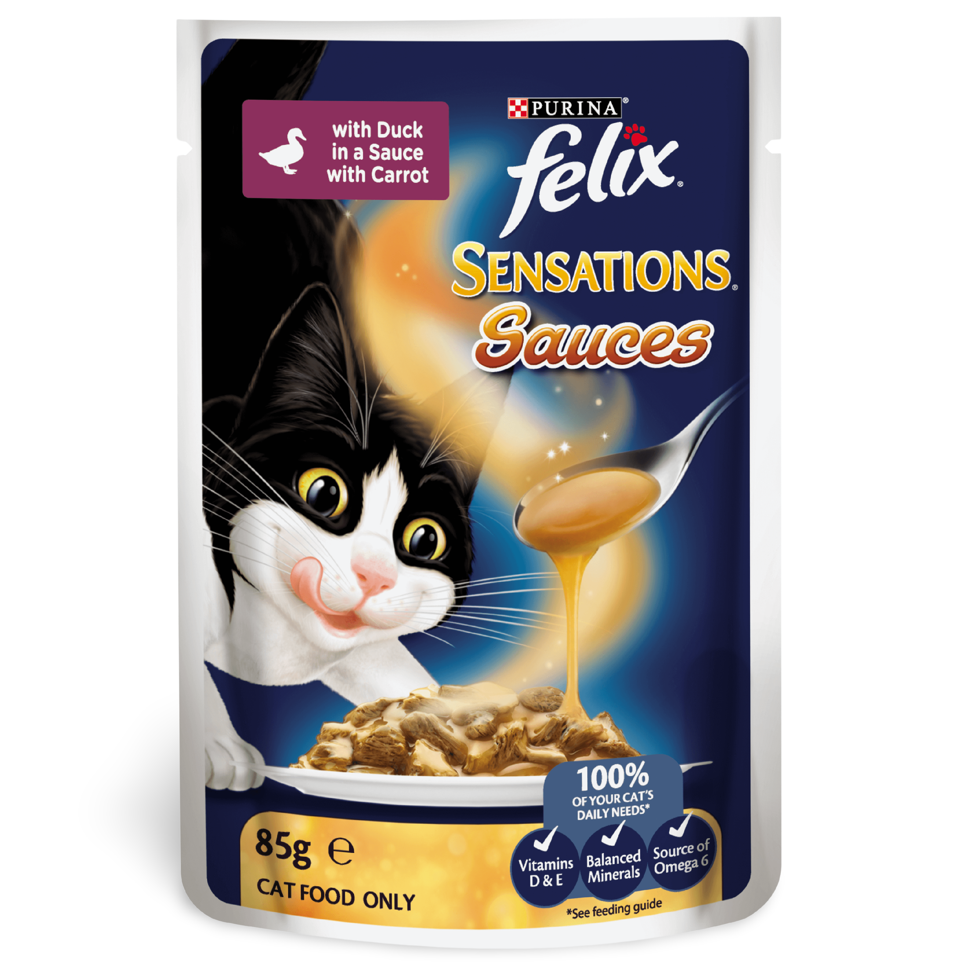 Felix Wet Cat Food Sensations Sauces Meat Selection Pet Circle
