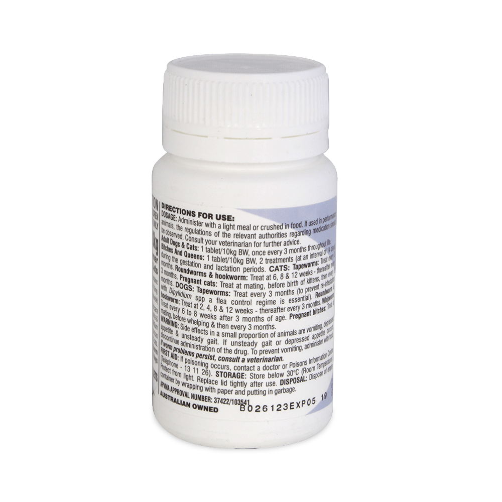 fidos all wormer tablets