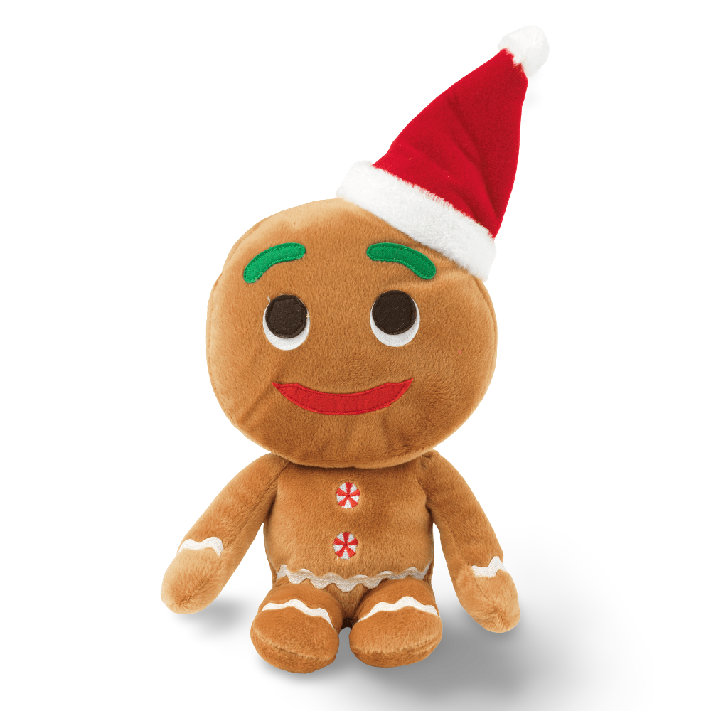Buy Fuzzyard Gingerbread Man With Christmas Hat Dog Toy Online Low