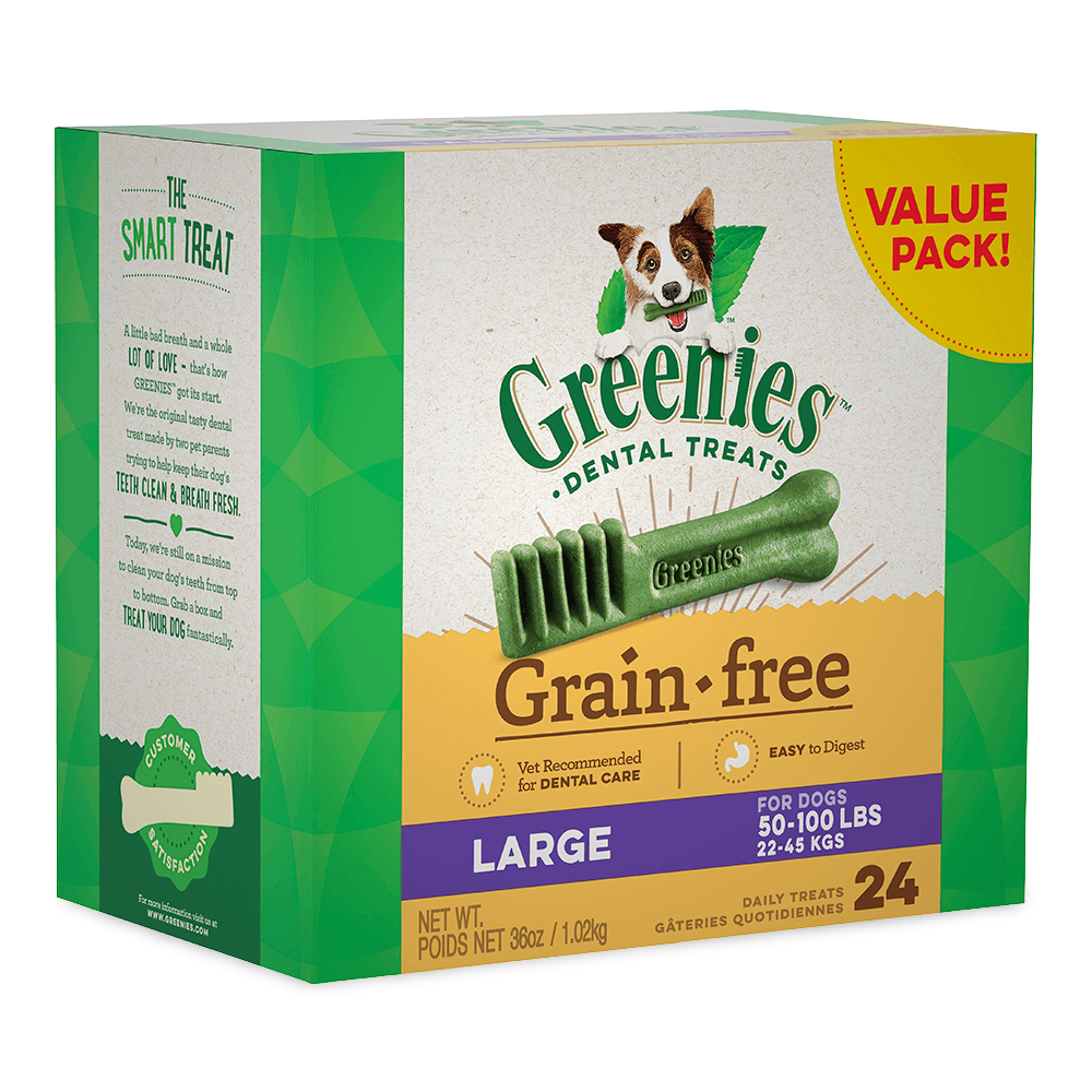 Buy Greenies Grain Free Large Dog Dental Treats Online Better Prices