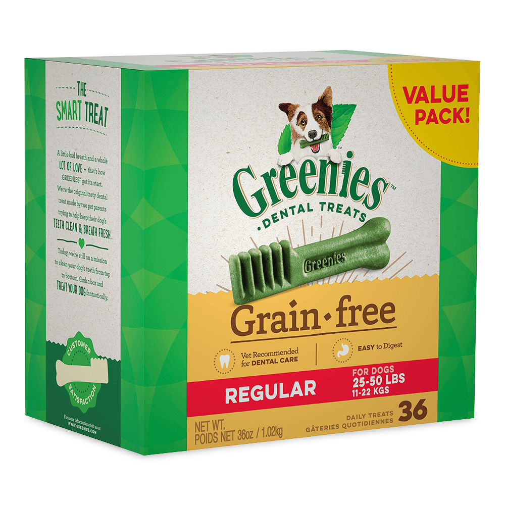 Buy Greenies Grain Free Regular Dog Dental Treats Online Better