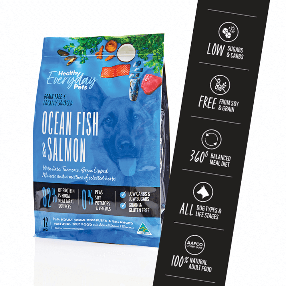 Buy Healthy Everyday Pets Dry Dog Food Ocean Fish And Salmon Online