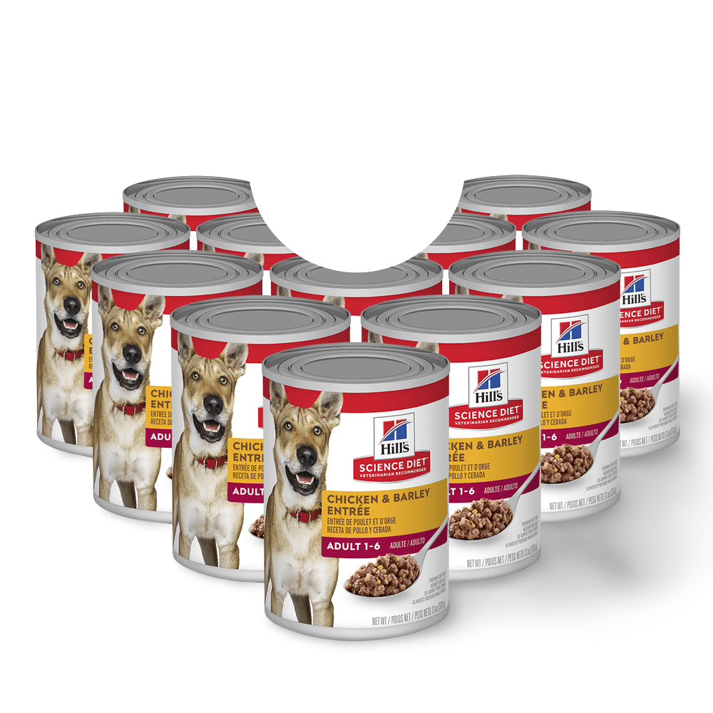 Buy Hills Science Diet Adult Chicken And Barley Entree Canned Dog Food Online Better Prices At