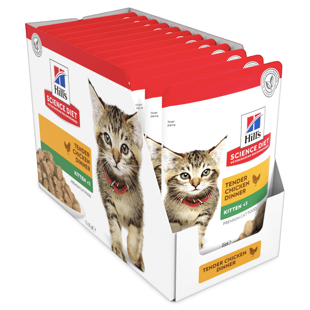 Buy Hills Science Diet Kitten Chicken Cat Food Pouches Online Better
