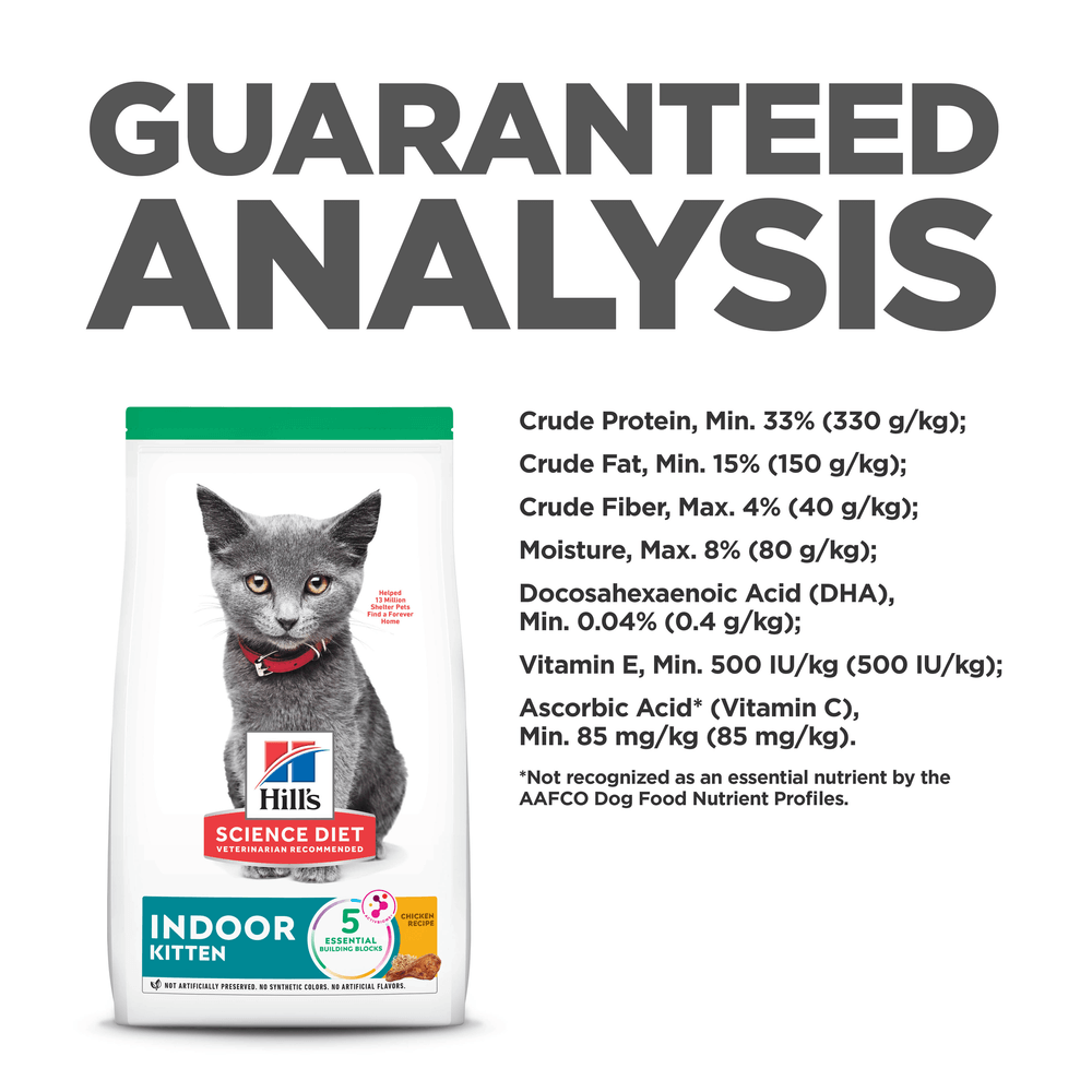 Buy Hills Science Diet Kitten Indoor Dry Cat Food Online | Low Prices