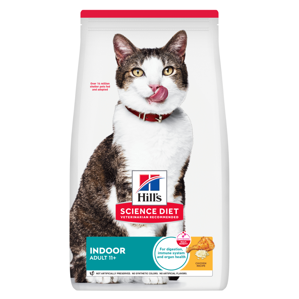 Buy Hills Science Diet Senior 11 Plus Indoor Dry Cat Food Online
