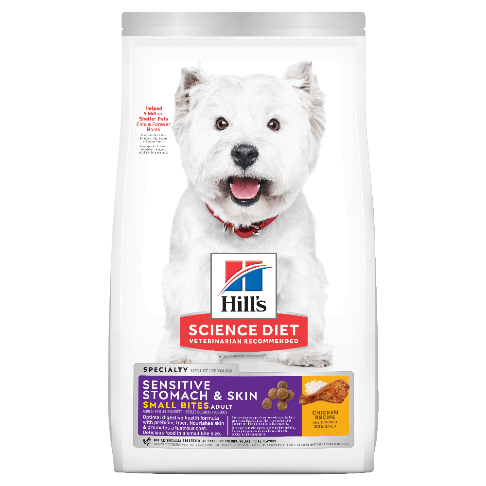 Buy Hills Science Diet Sensitive Skin Stomach Small Bites Adult Dry Dog