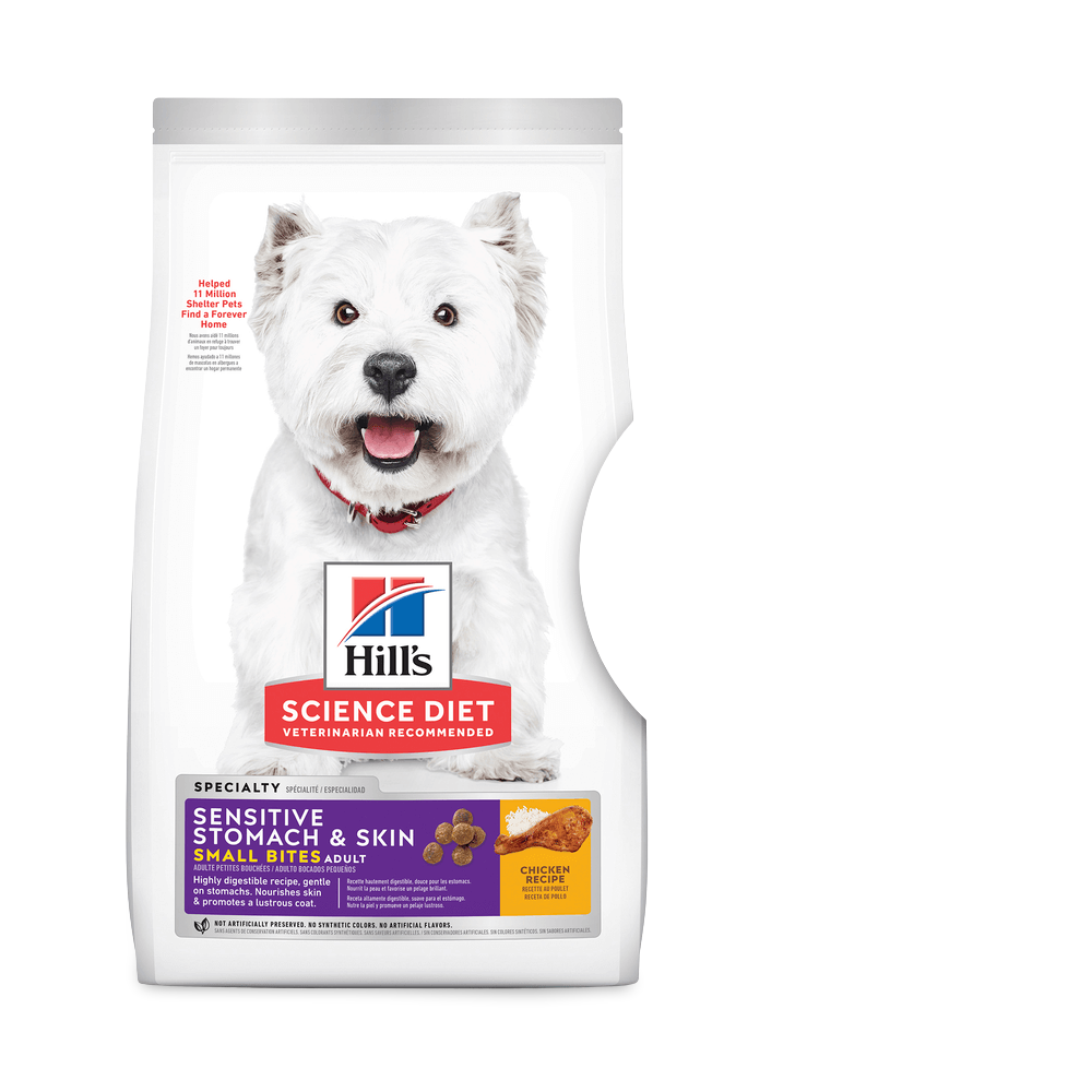 Buy Hills Science Diet Sensitive Skin Stomach Small Bites Adult Dry Dog