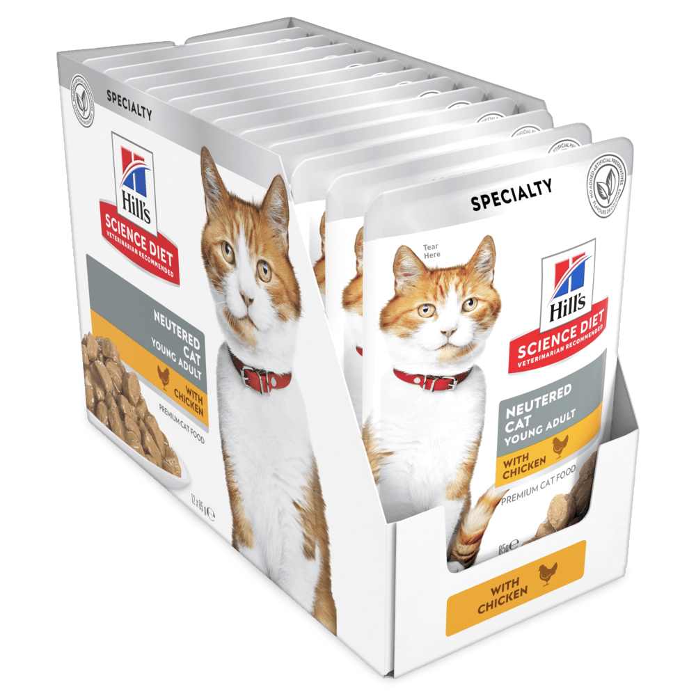 Buy Hills Science Diet Young Adult Neutered Cat Chicken Cat Food