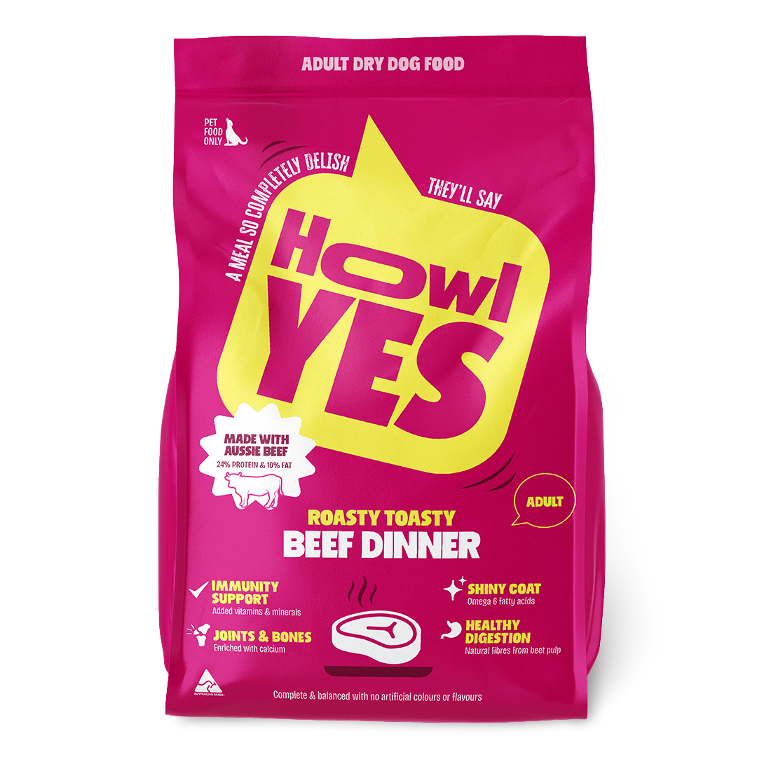 Buy Howl Yes Adult Beef Dry Dog Food Online Better Prices At Pet Circle