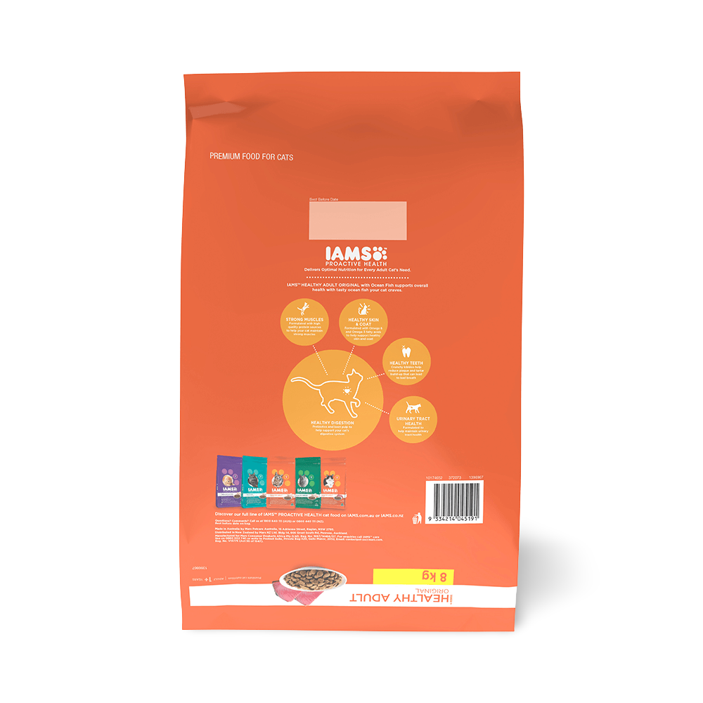 Buy Iams Dry Cat Food Adult Ocean Fish Online Low Prices, Free Shipping