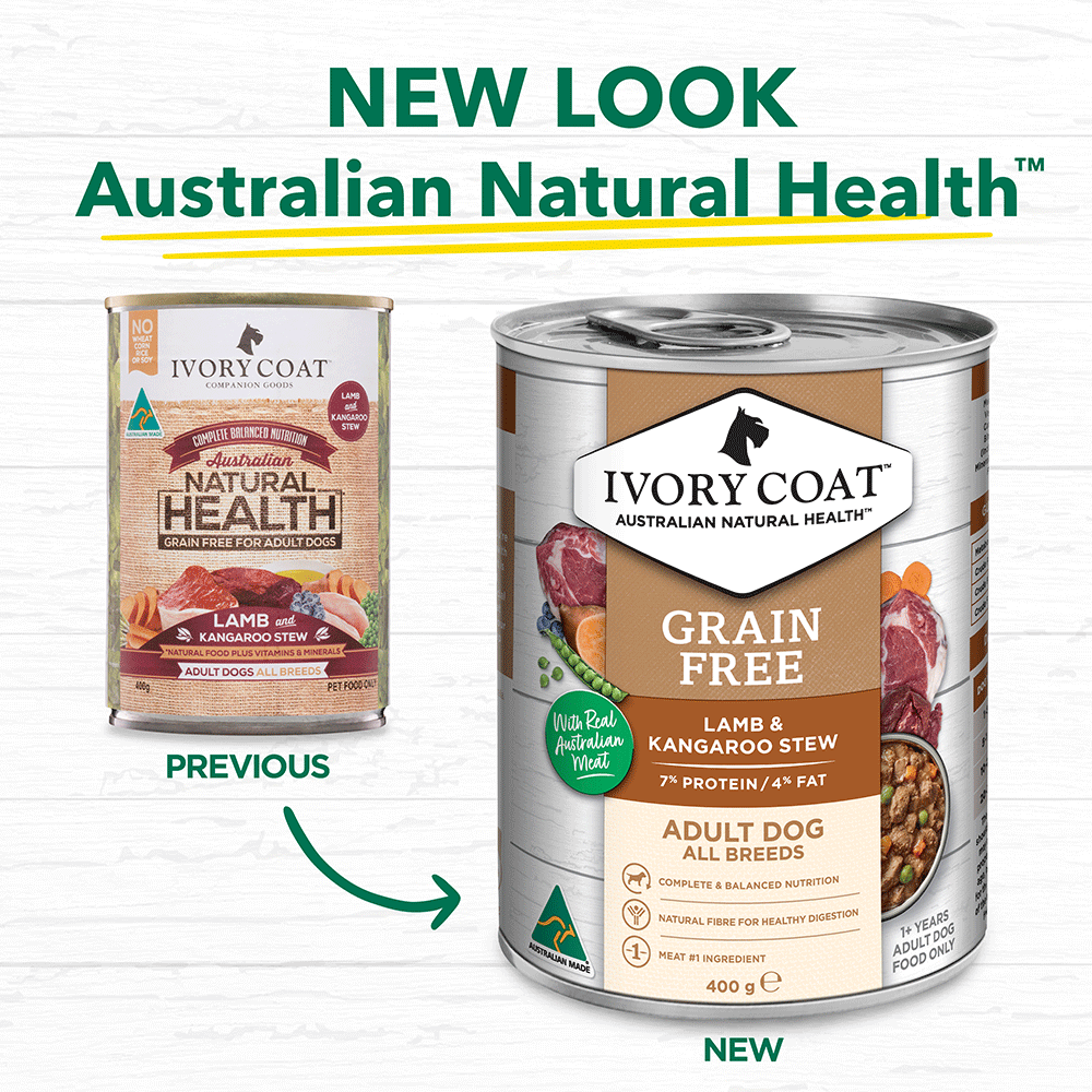 Buy Ivory Coat Wet Dog Food Adult Lamb And Kangaroo Stew ...