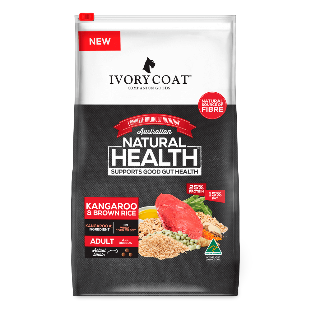 Buy Ivory Coat Wholegrain Dry Dog Food Adult Kangaroo And Brown Rice