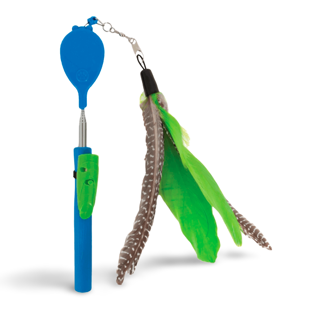 Jackson Galaxy Air Prey Wand With Laser Cat Toy Pet Circle