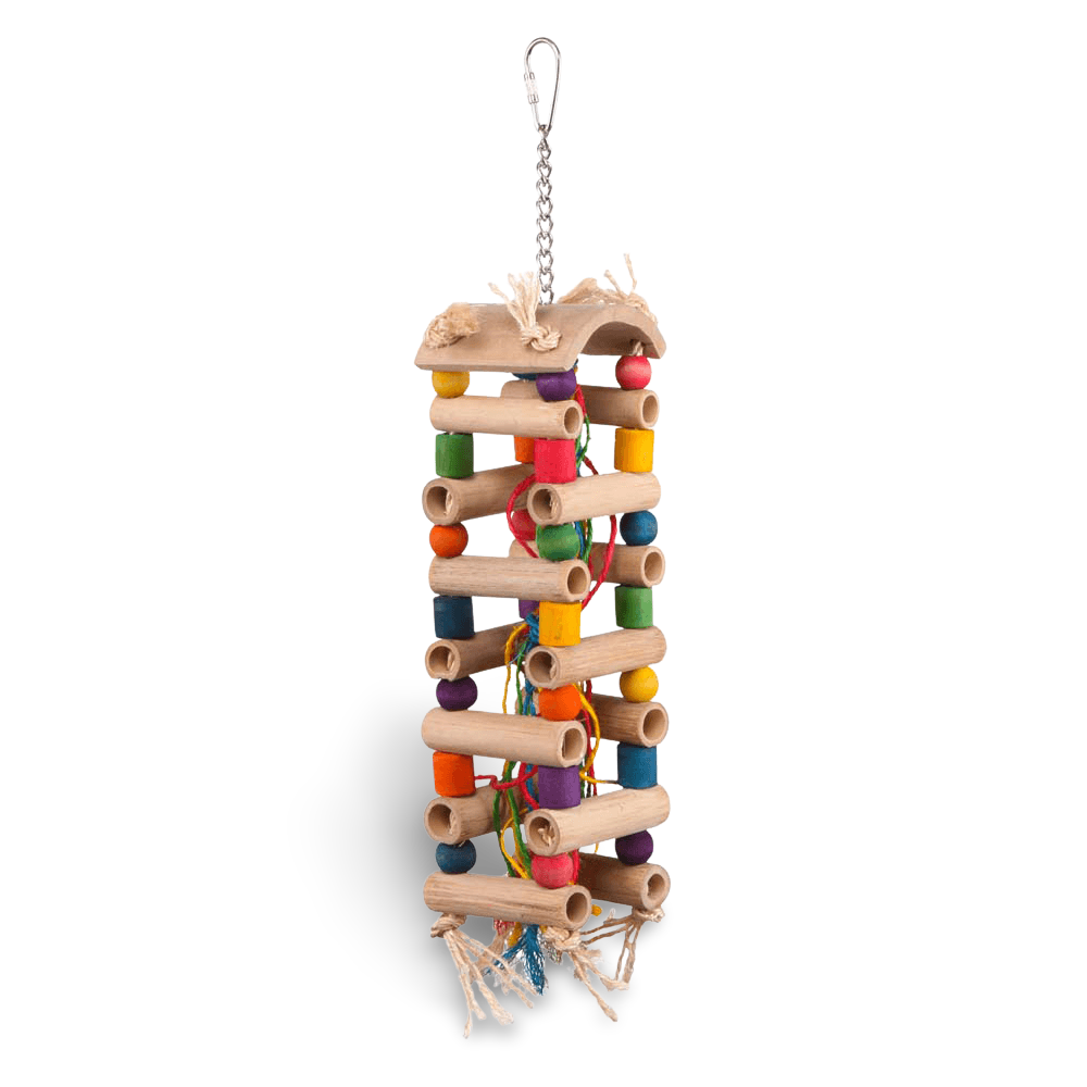 Buy Kazoo Bird Toy Tower With Sisal And Beads Online Better Prices At
