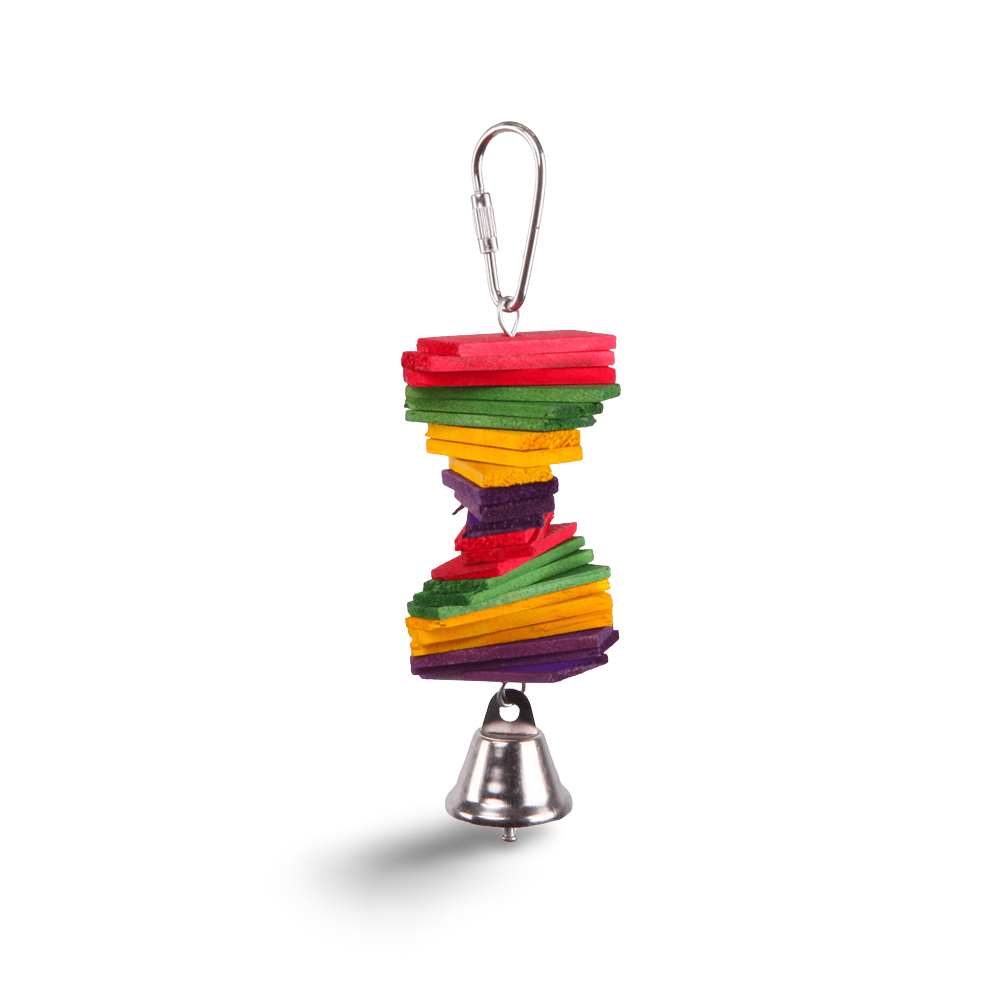 Buy Kazoo Bird Toy With Rectangular Chips And Bell Online Better