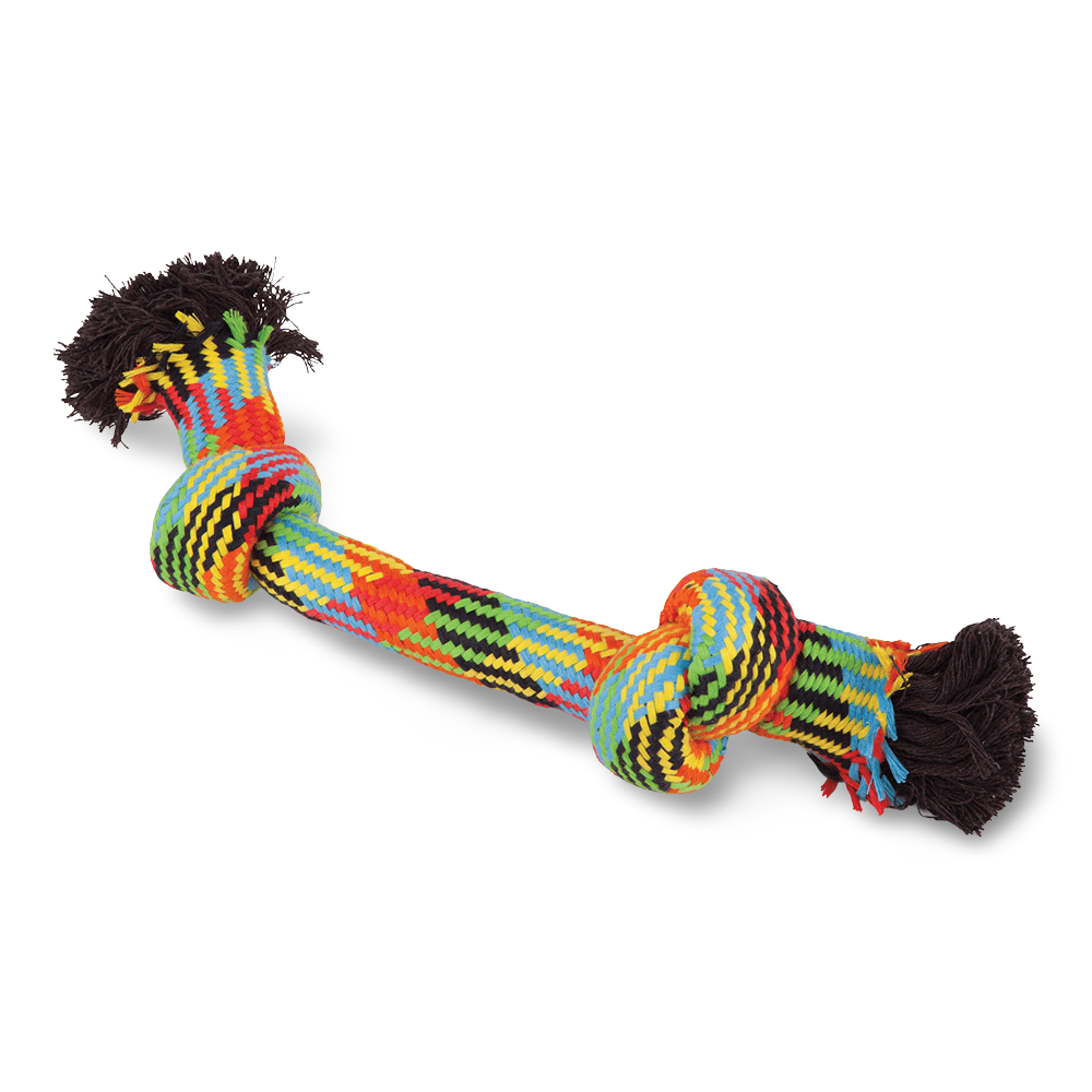 Buy Kazoo Braided Rope Knot Bone Dog Toy Online Low Prices, Free Shipping