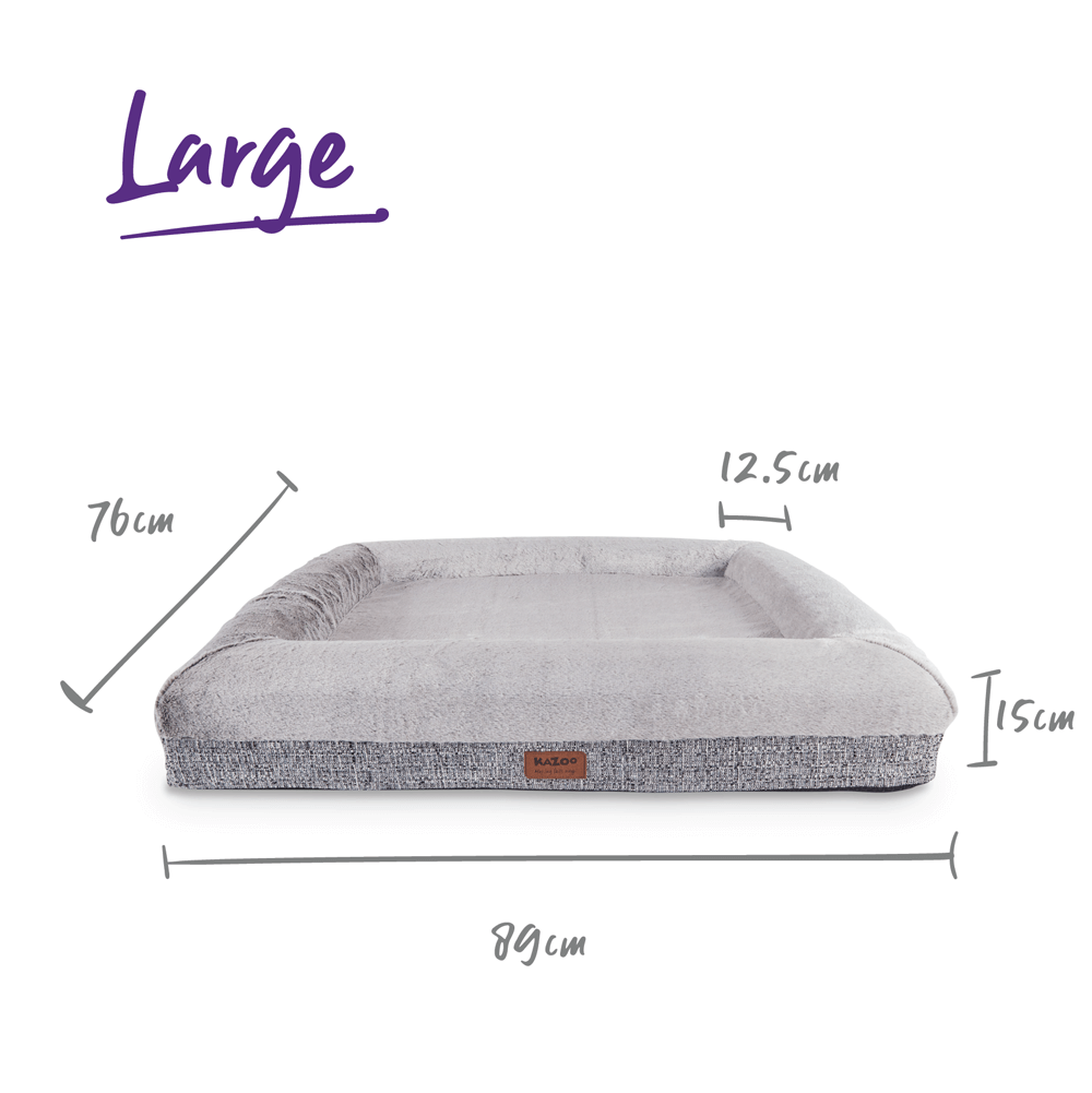 Buy Kazoo Dog Bed Wombat Grey Online Better Prices At Pet Circle