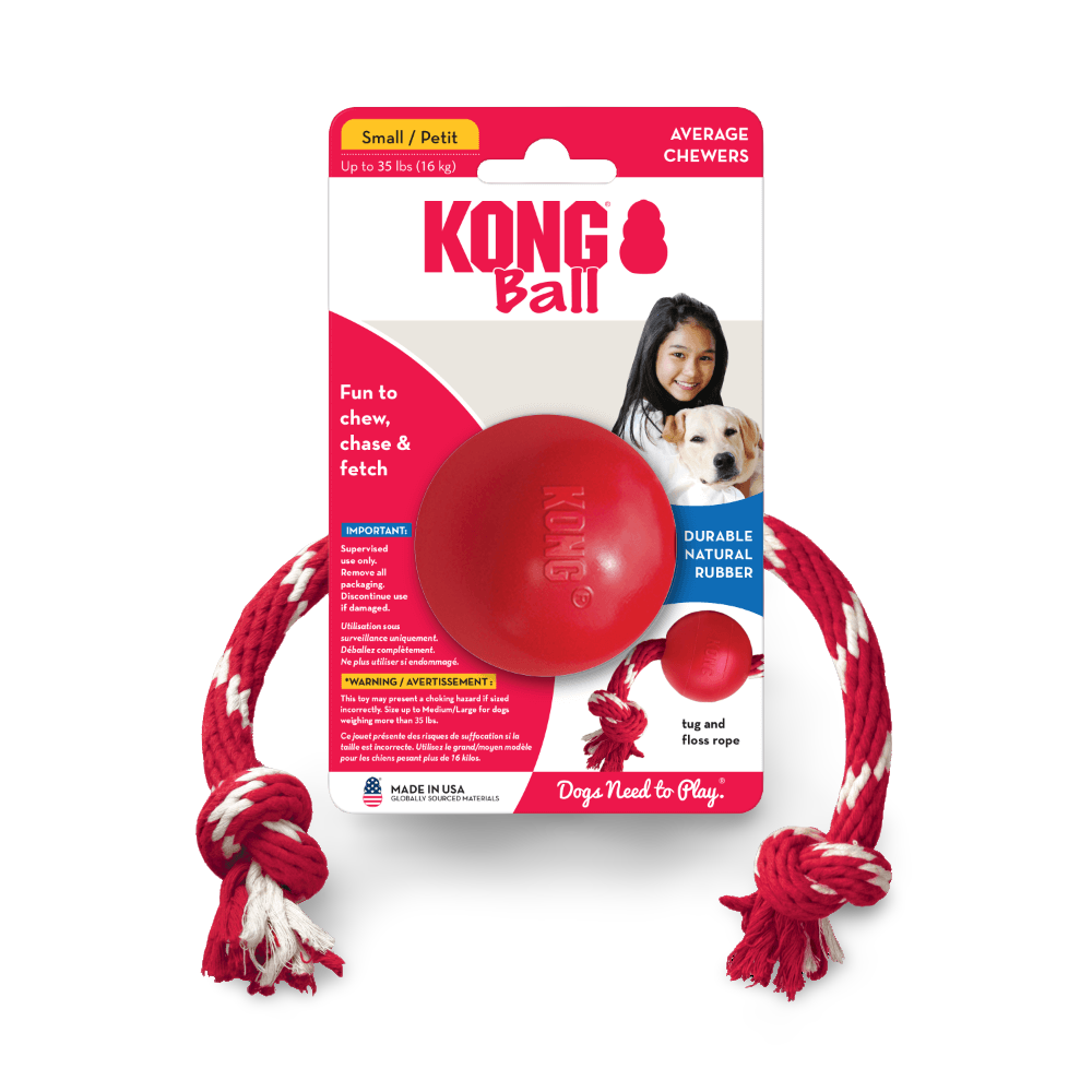 Buy Kong Ball With Rope Online Better Prices At Pet Circle