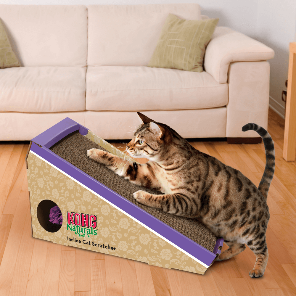 kong naturals incline scratcher cat toy