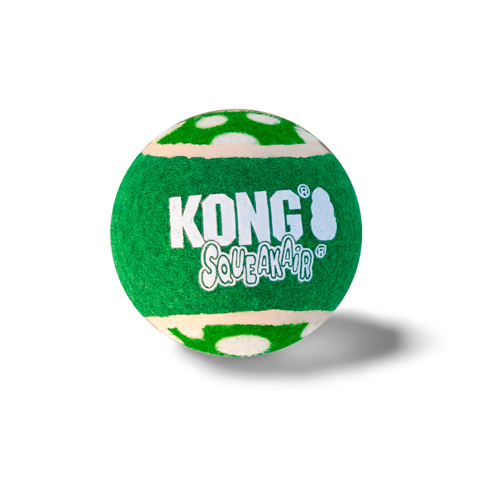 Buy Kong Holiday Squeakair Tennis Balls Online Low Prices, Free Shipping