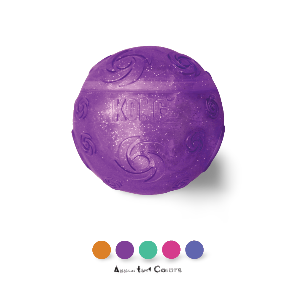 kong squeezz crackle ball