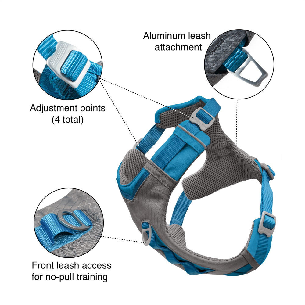 Buy Kurgo Journey Air Harness Black Grey Online Low Prices, Free Shipping