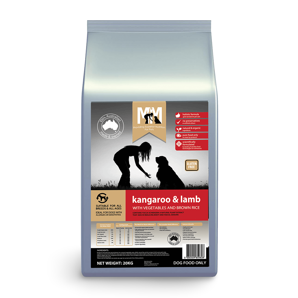 Buy Meals For Mutts Dry Dog Food Adult Kangaroo And Lamb Online