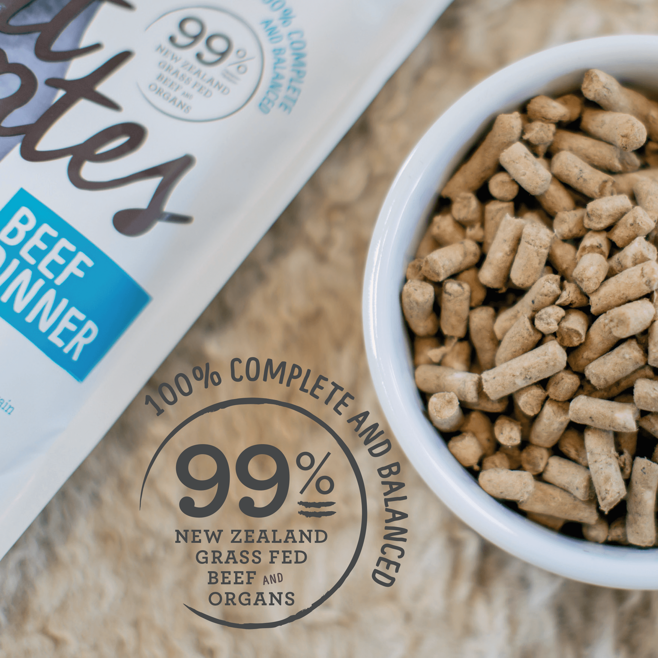 Buy Meat Mates Grain Free Beef Dinner Freeze Dried Cat Food Online