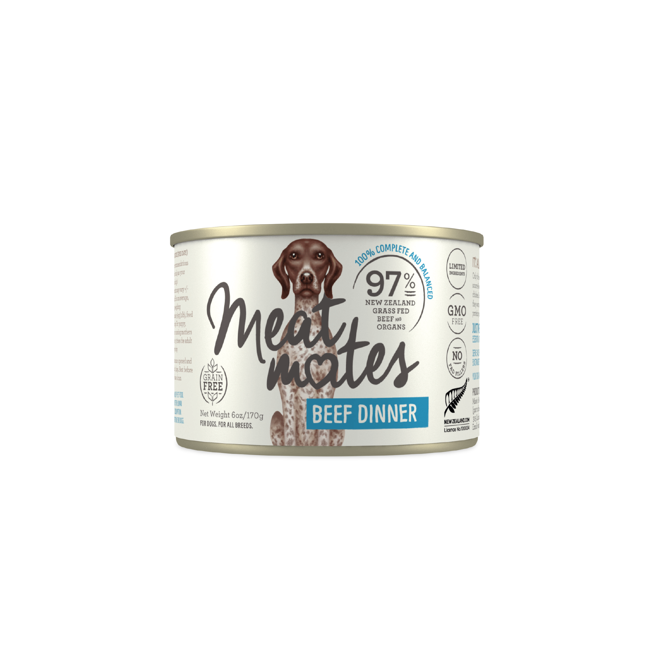 Buy Meat Mates Grain Free Beef Dinner Wet Dog Food Cans Online Low