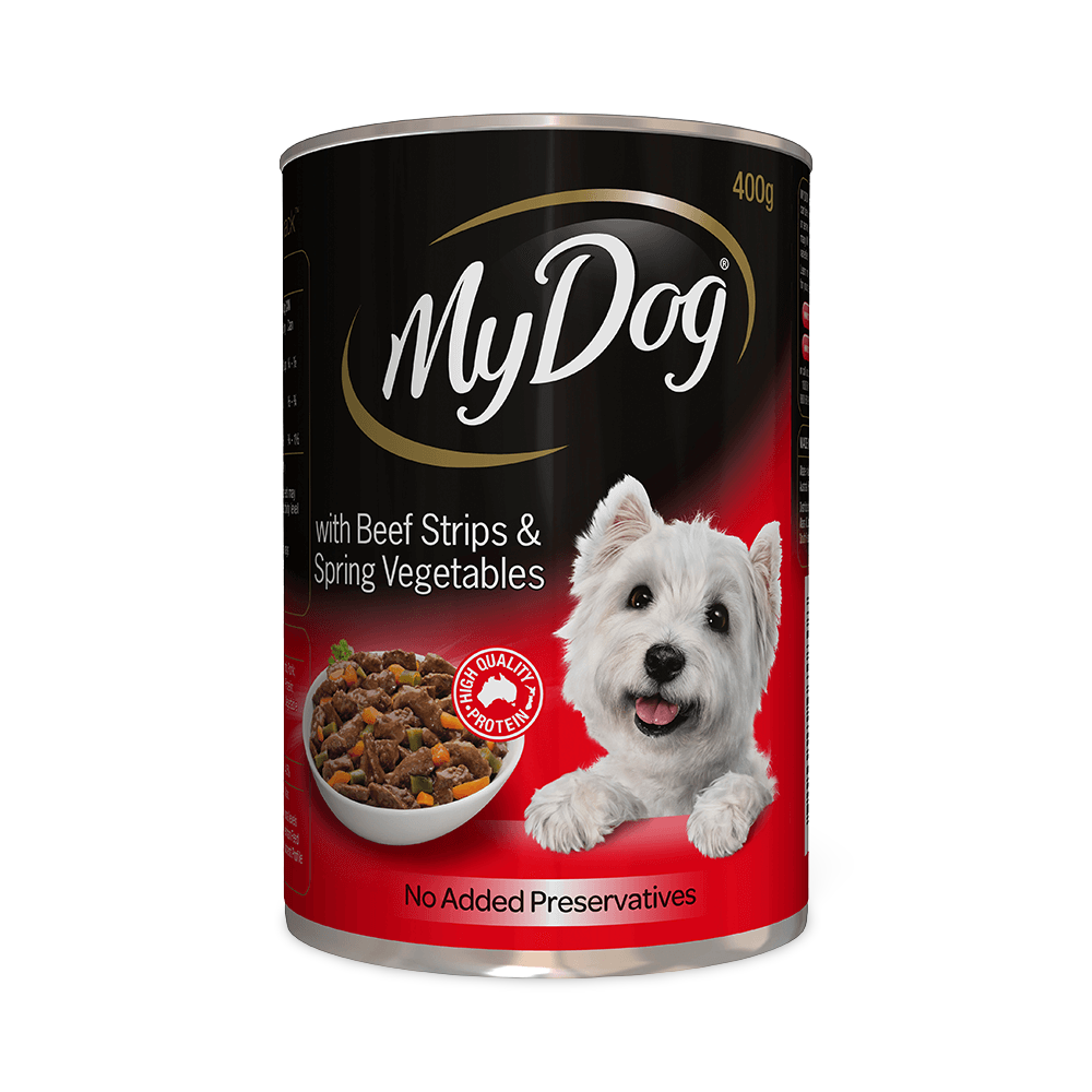 Buy My Dog Wet Dog Food Beef Strips And Spring Vegetables Online Low