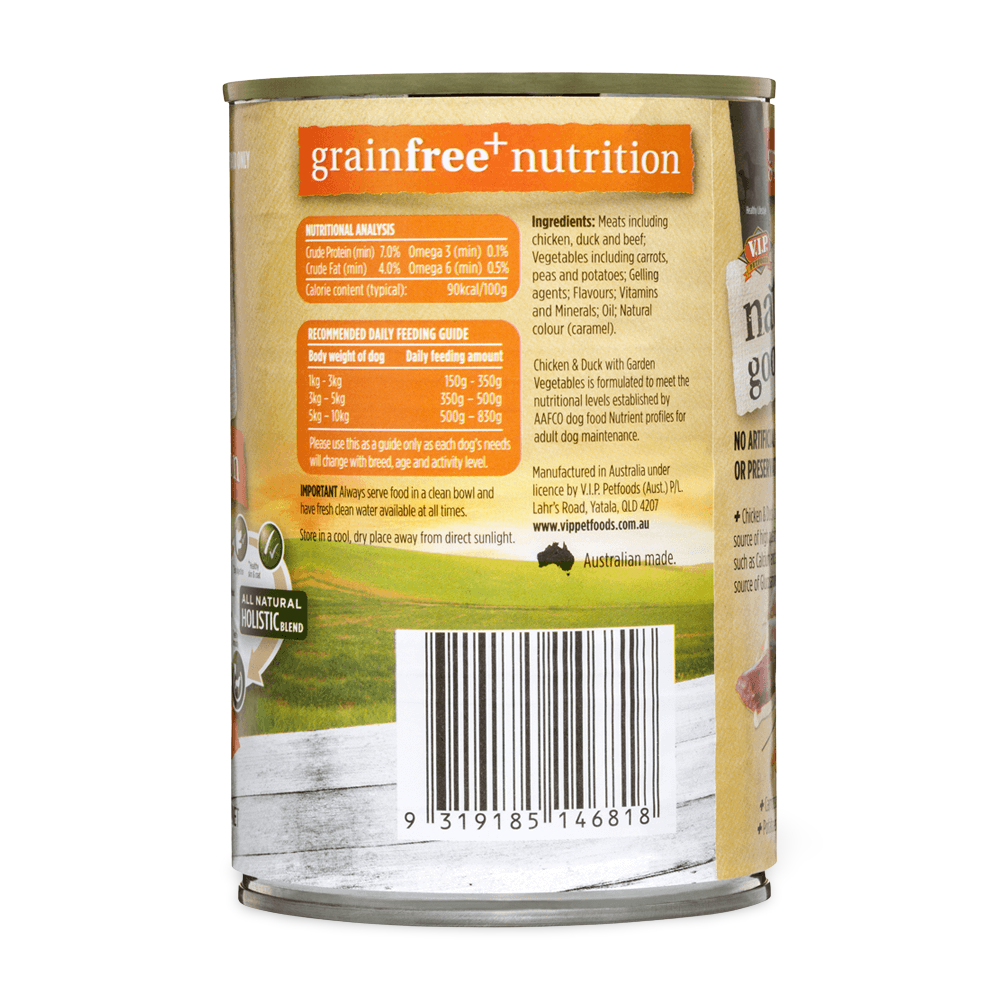 Buy Natures Goodness Wet Dog Food Adult Chicken Duck And Vegetable