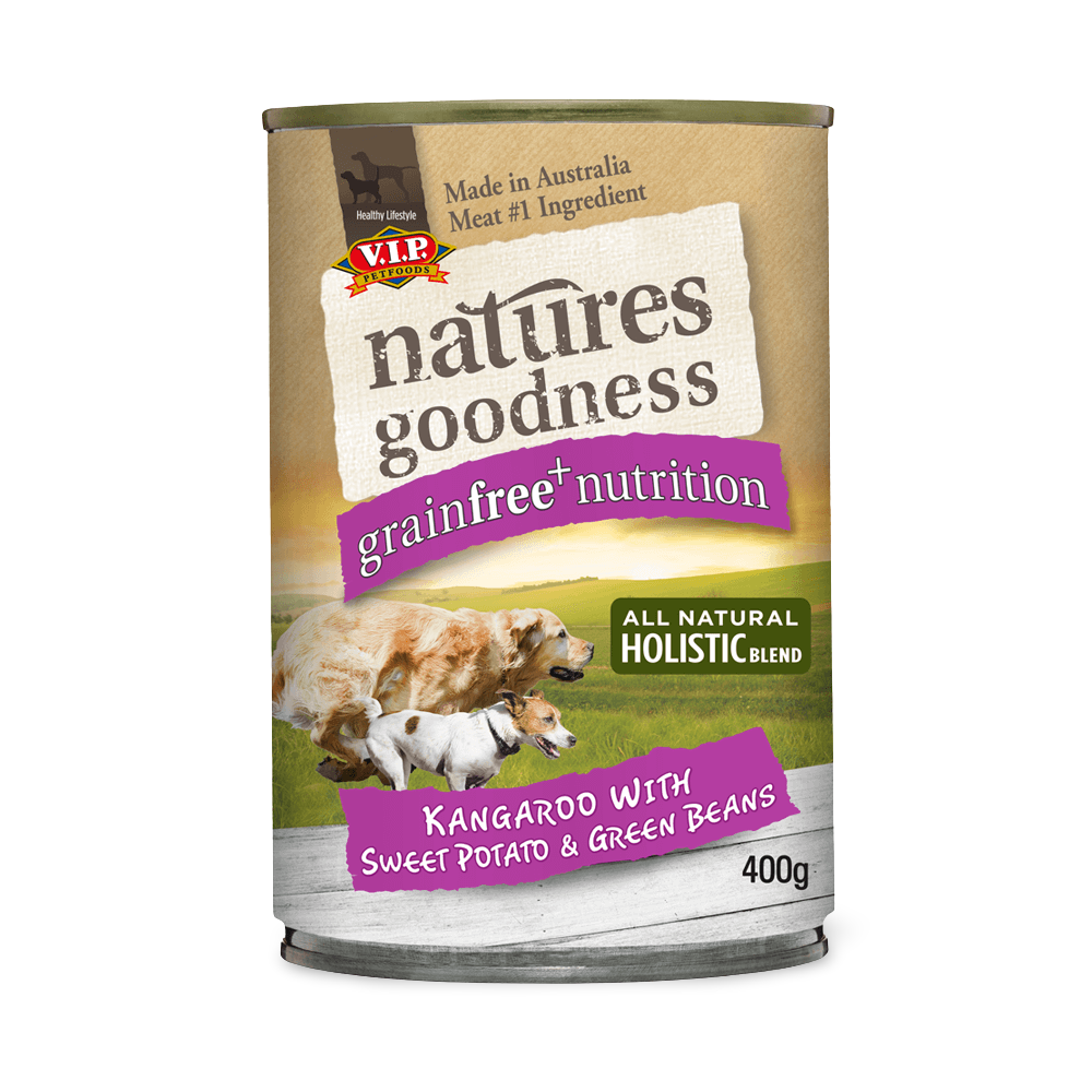 Buy Natures Goodness Wet Dog Food Adult Kangaroo Potato And Beans Online Better Prices At Pet Circle