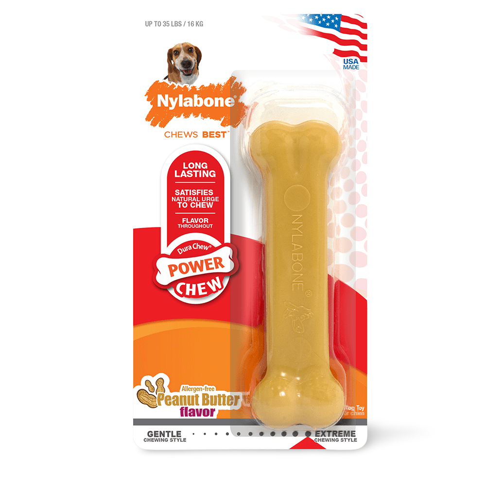 Buy Nylabone Power Chew Peanut Butter Online Low Prices, Free Shipping