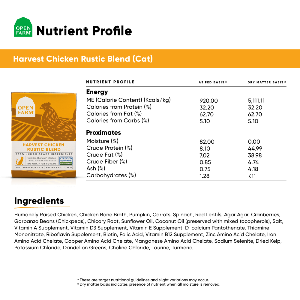 Buy Open Farm Chicken Rustic Blend Wet Cat Food Online Better Prices