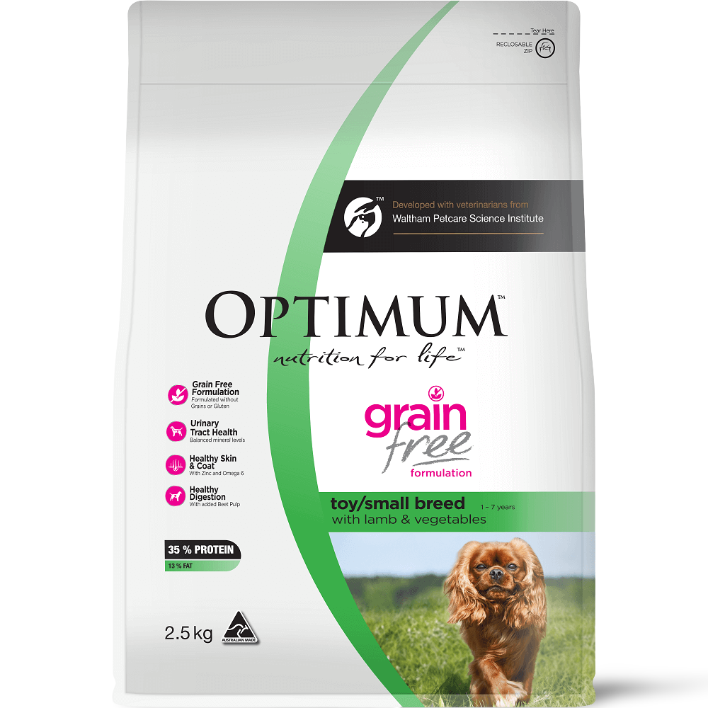 Buy Optimum Grain Free Toy Small Lamb And Vegetables Dry Dog Food