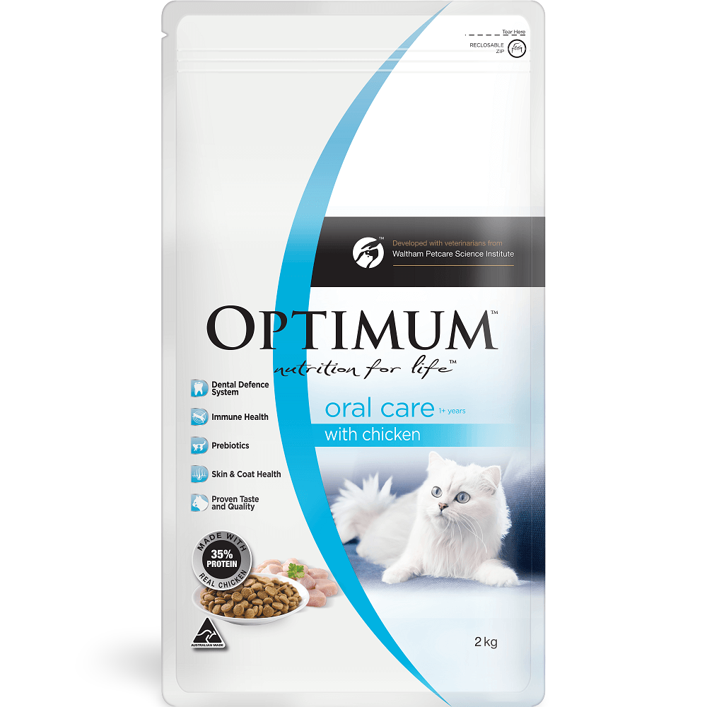 Buy Optimum Oral Care Dry Cat Food Chicken Online Better Prices At