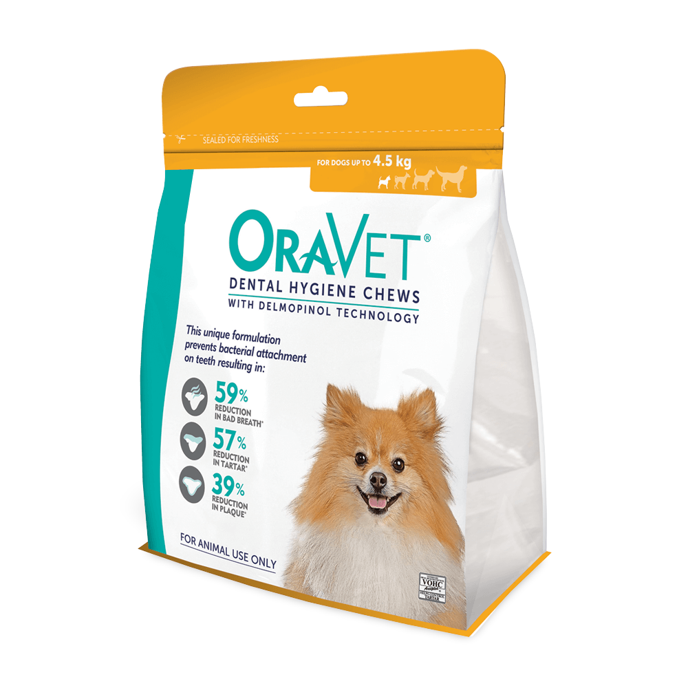 Buy Oravet Dental Hygiene Chews Extra Small Online Low Prices, Free Shipping