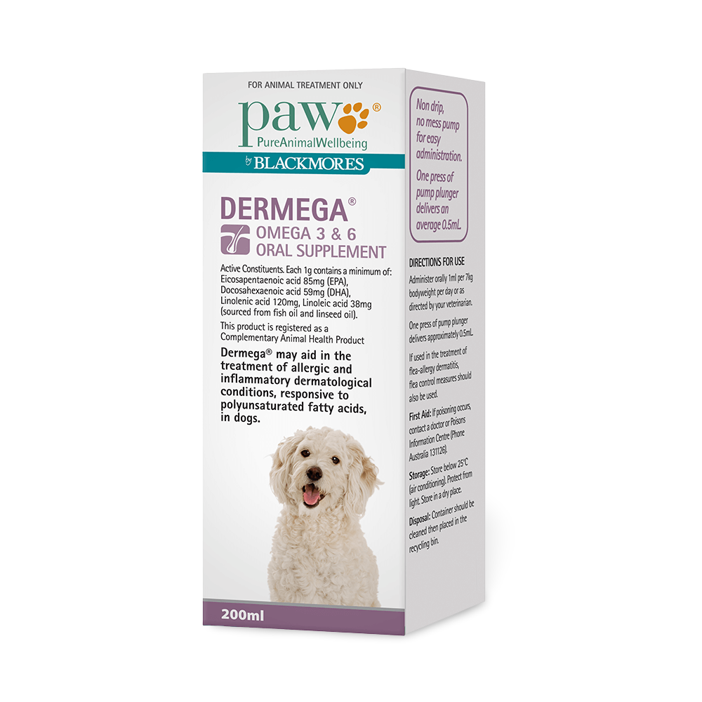 Buy Paw Dermega Omega 3 And 6 Oral Supplement Online Better Prices At