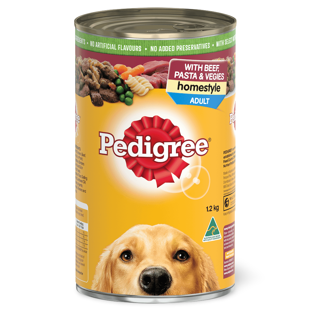 Buy Pedigree Adult Wet Dog Food Beef Pasta Vegies Homestyle Online