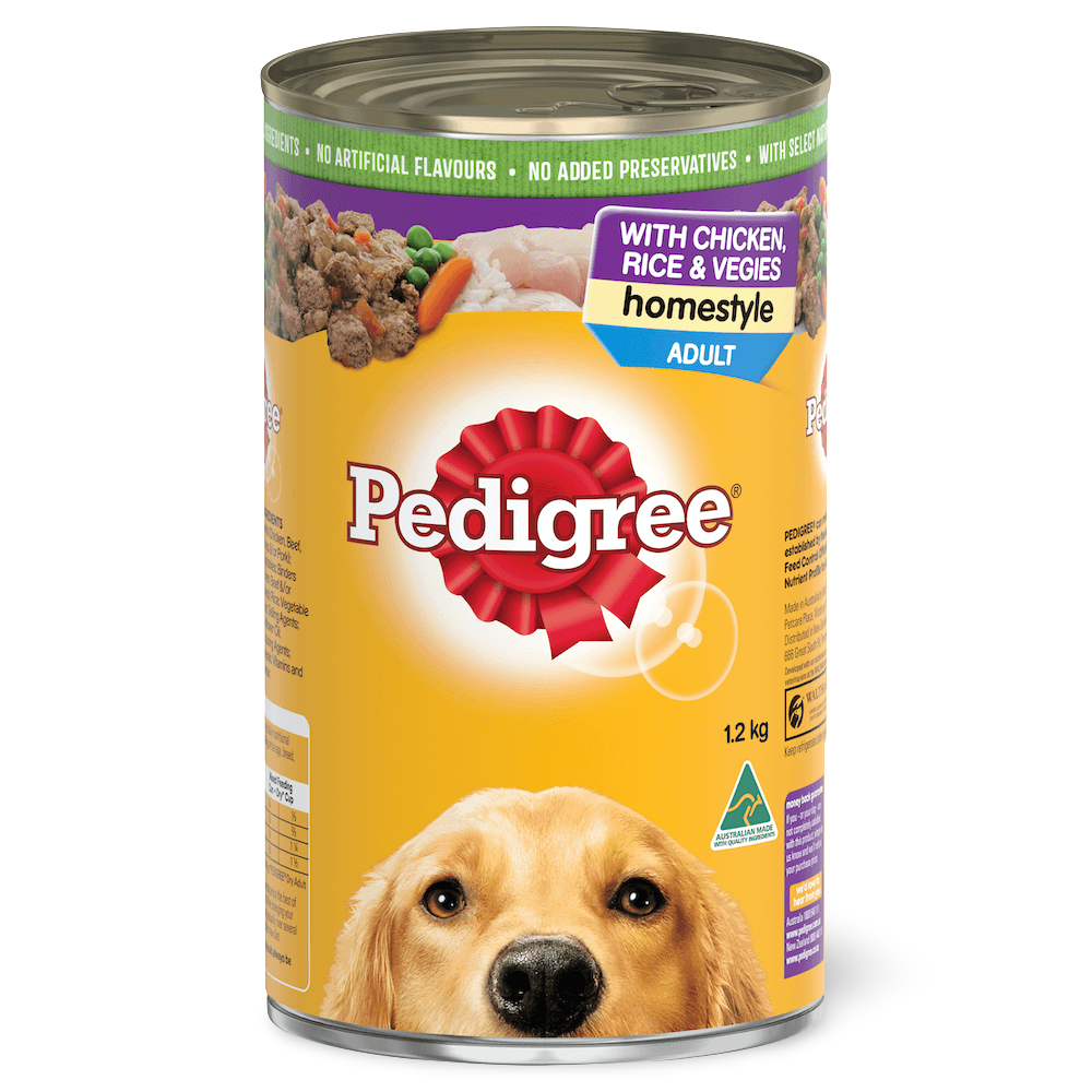 Buy Pedigree Adult Wet Dog Food Chicken Rice Vegies Homestyle Online
