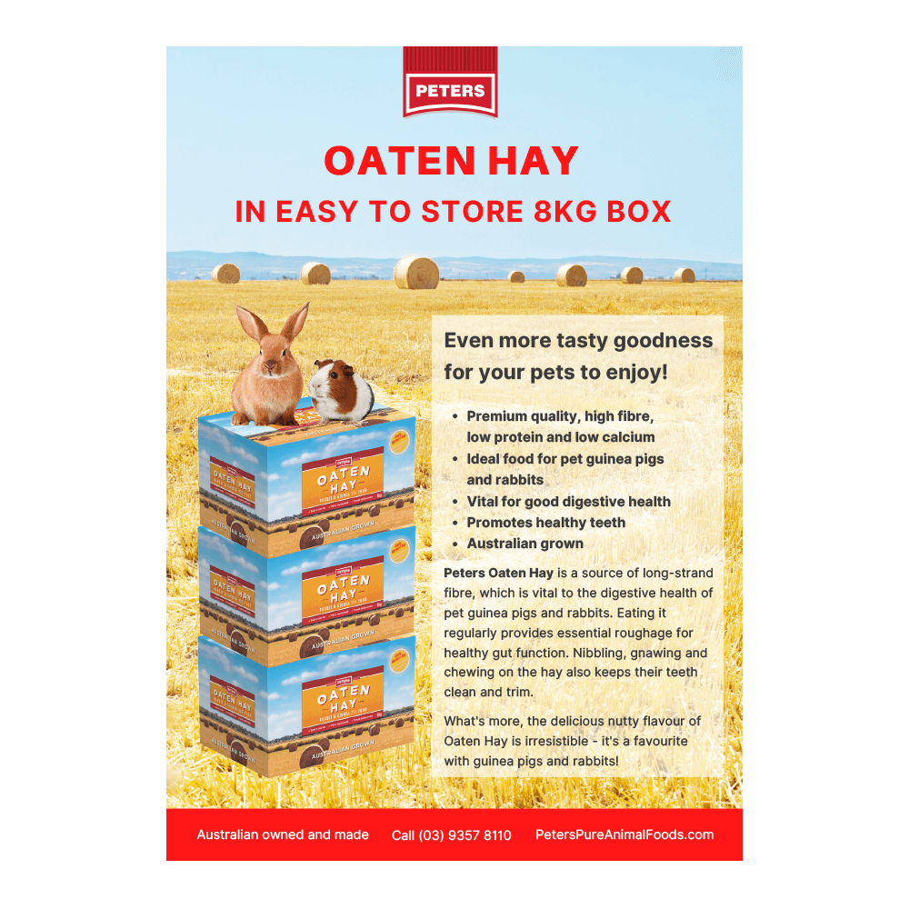Buy Peters Oaten Hay Online Better Prices At Pet Circle