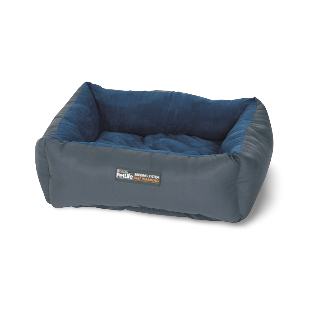 Buy Petlife Self Warm Cuddle Bed Blue 